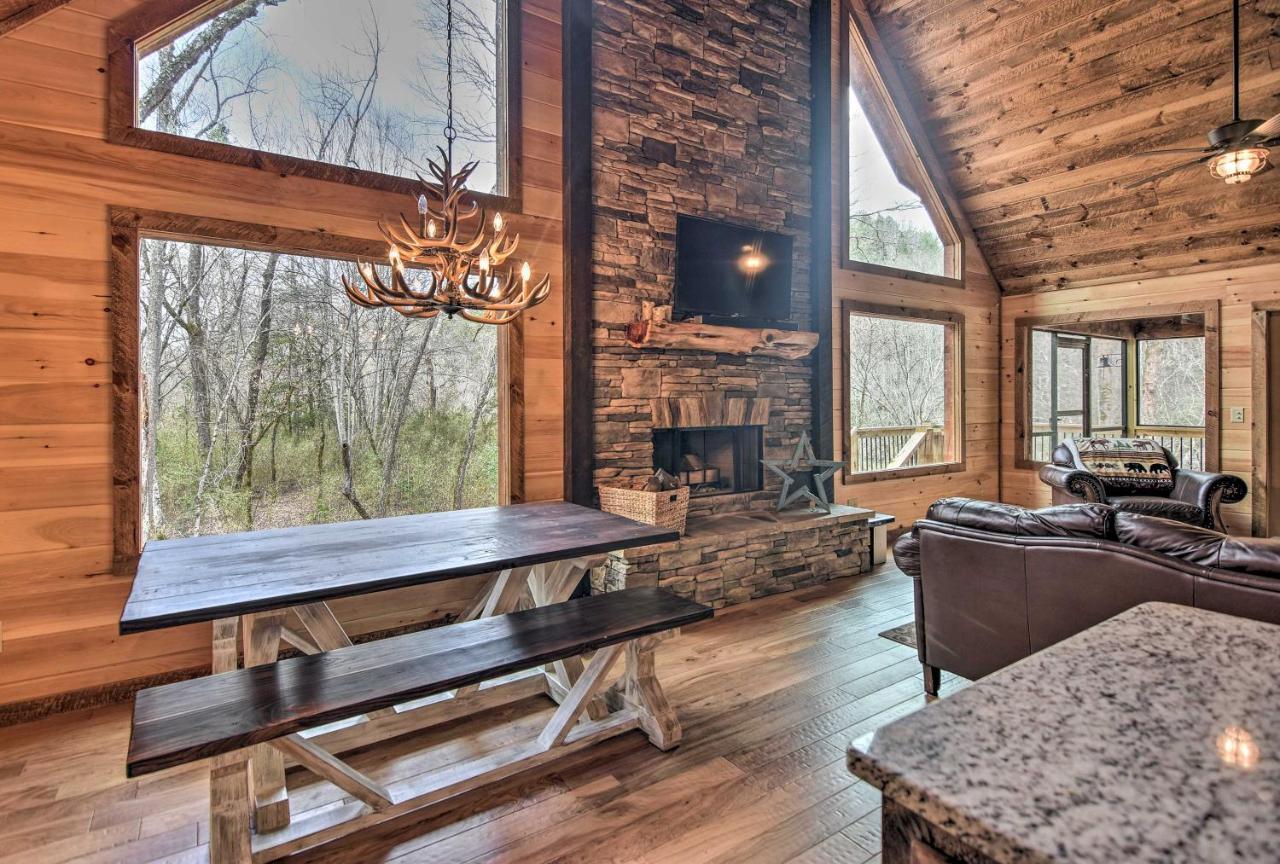 Modern Murphy Cabin With Nottely River Views! Buitenkant foto