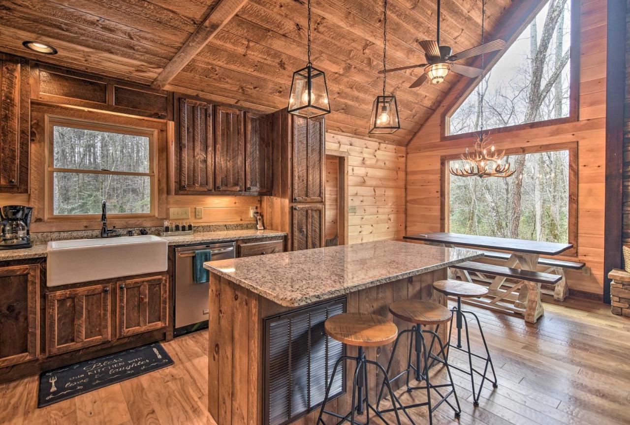 Modern Murphy Cabin With Nottely River Views! Buitenkant foto